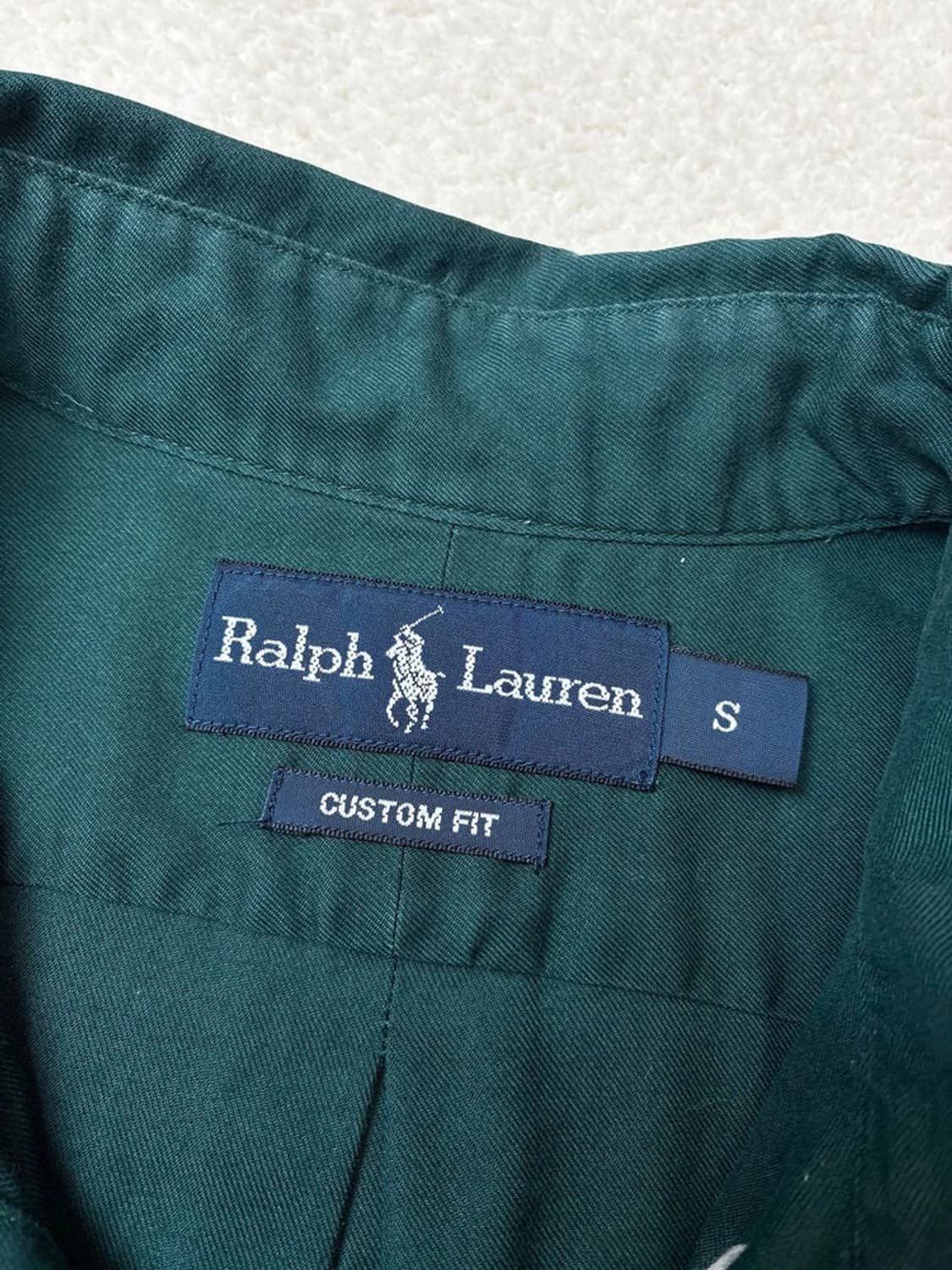 폴로 랄프로렌 90's 코튼 솔리드 로고 셔츠 PN5812 상품이미지7