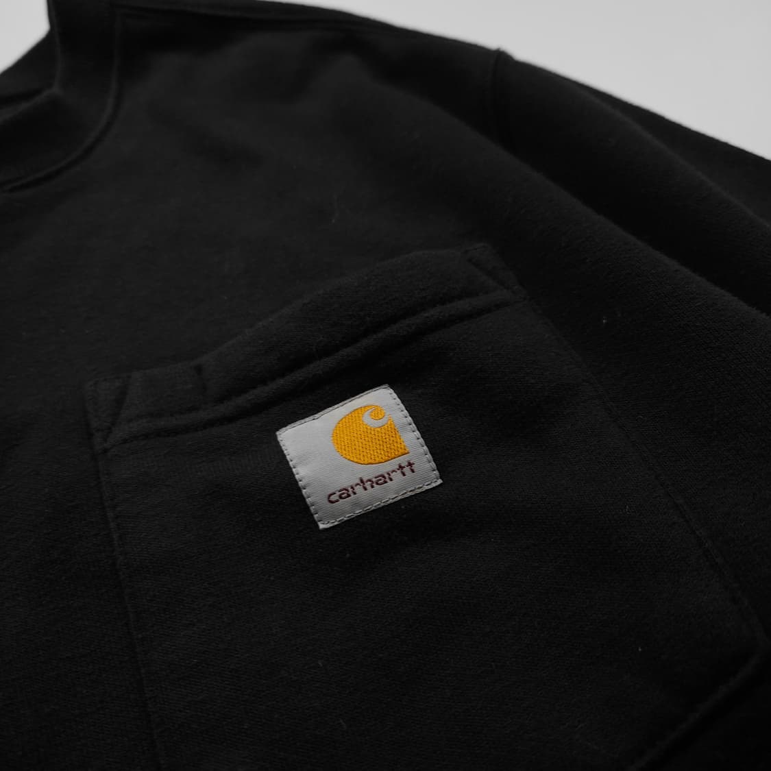칼하트 오리지널 원포켓 블랙 스웻 셔츠 (L) 상품이미지3