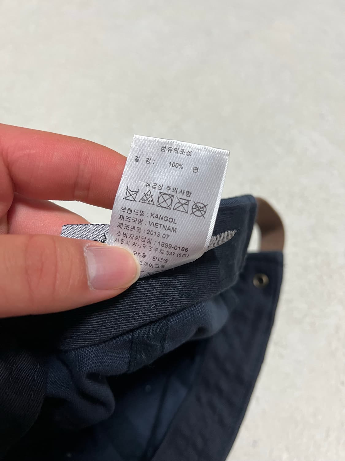 캉골 네이비 볼캡 상품이미지6