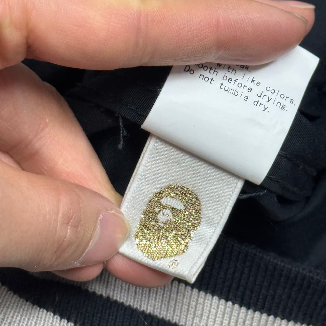 베이프 00s 사루 백로고 투웨이 봄버 자켓 S(100) 상품이미지10