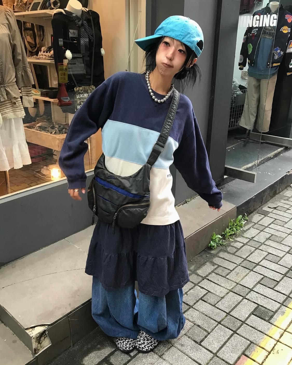 Stussy Color Blocking Sweatshirts 상품이미지1