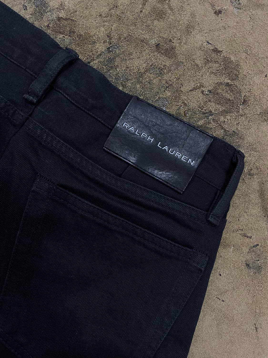 폴로랄프로렌(블랙라벨)/블랙 모토팬츠 상품이미지7