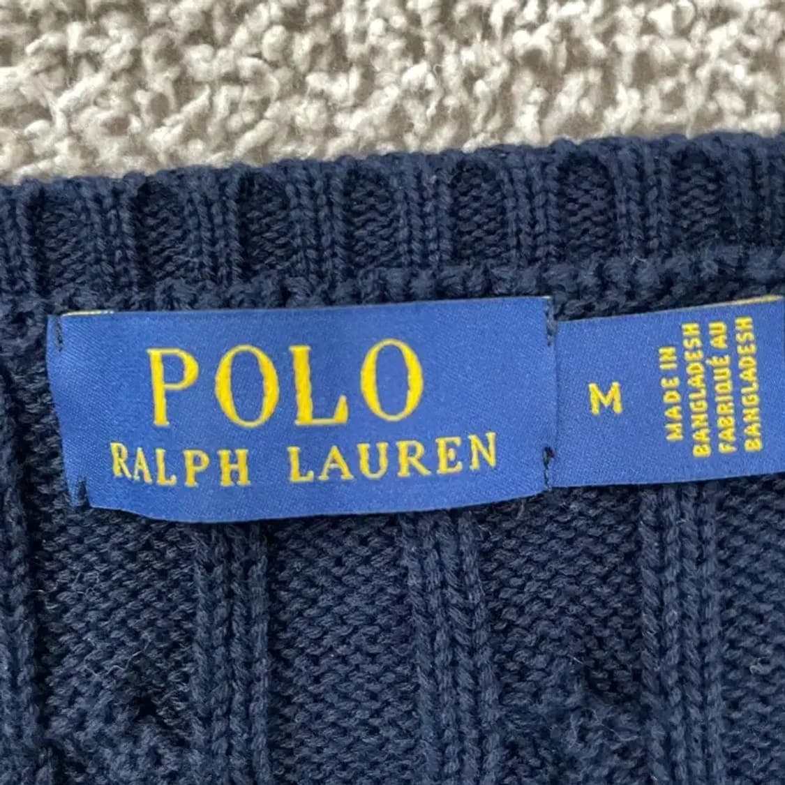 [정품] 폴로 랄프로렌 여성 슬림핏 케이블 니트 브이넥 55~66 상품이미지7