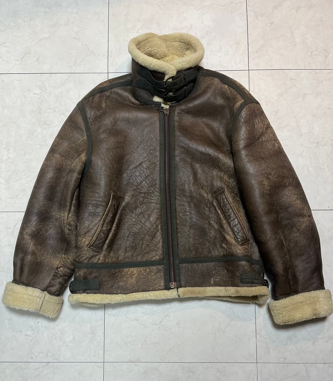 90s B-3 양가죽 무스탕 xl 상품이미지3