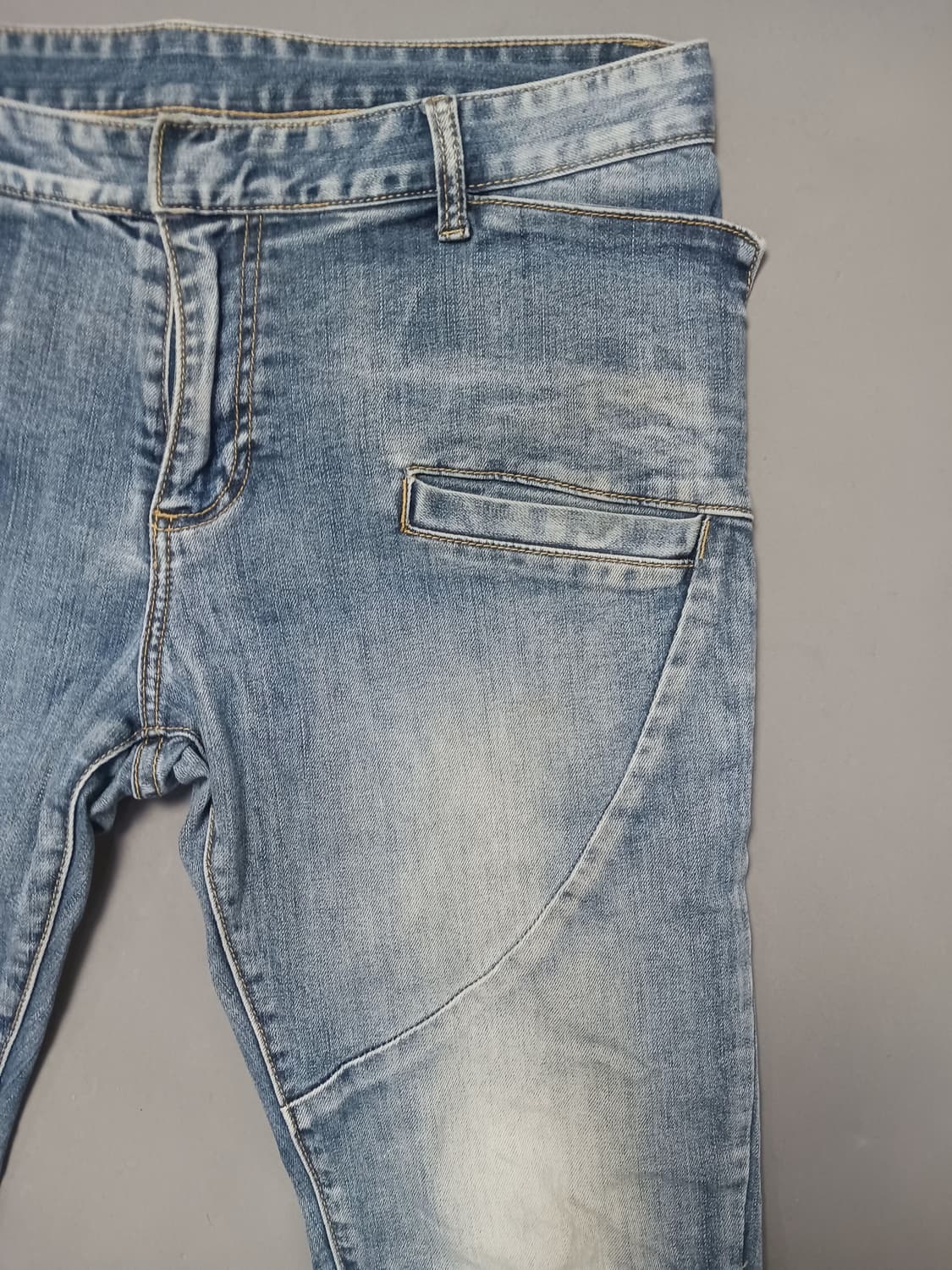 [34] 발망 연청 바이커진 청바지 상품이미지4