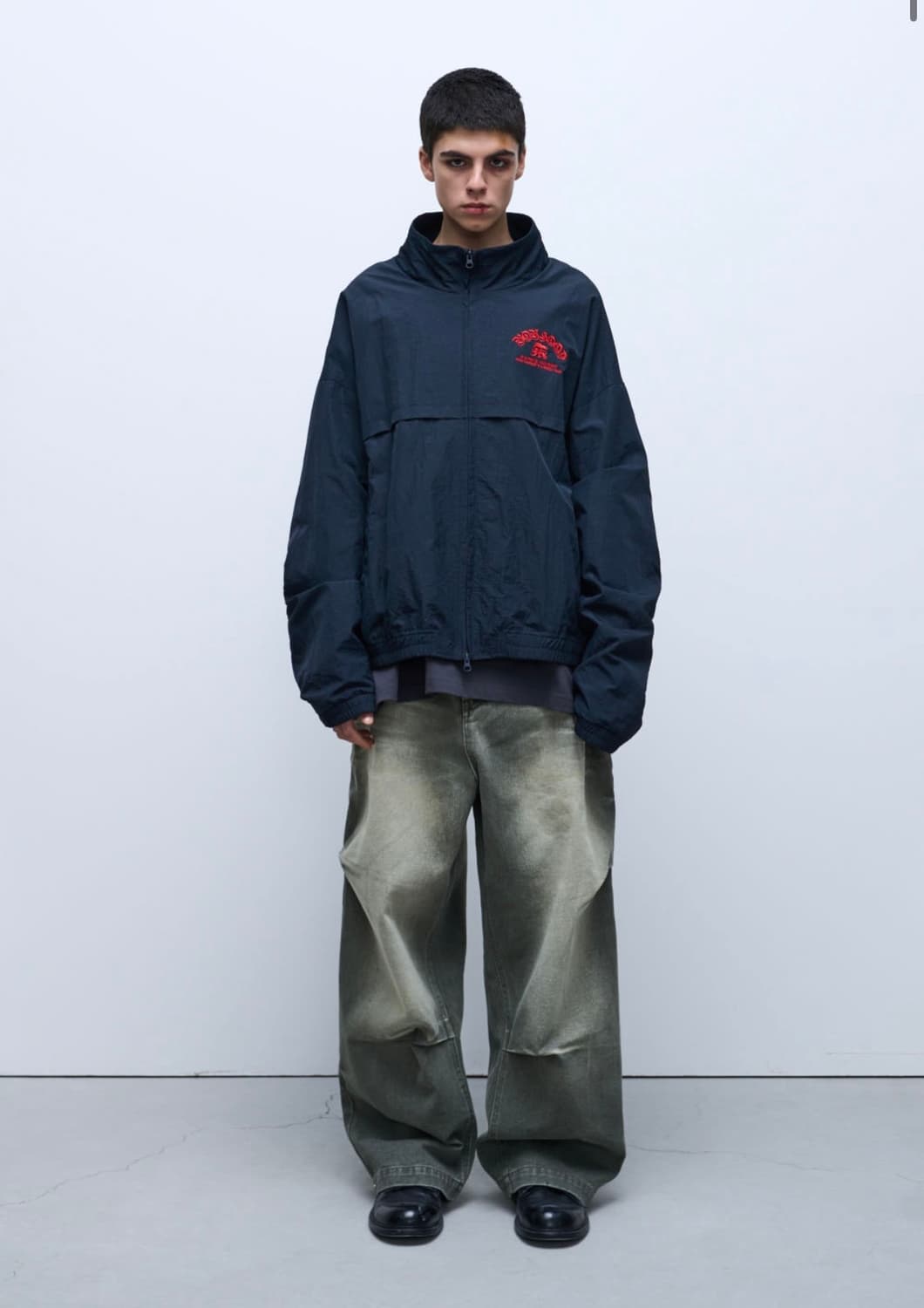 [L] ETCE 보이후드 나일론 트랙자켓 네이비 상품이미지4
