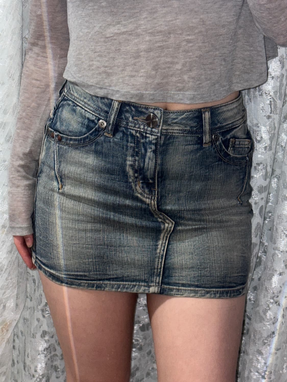 Bangbang Denim skirt 상품이미지3