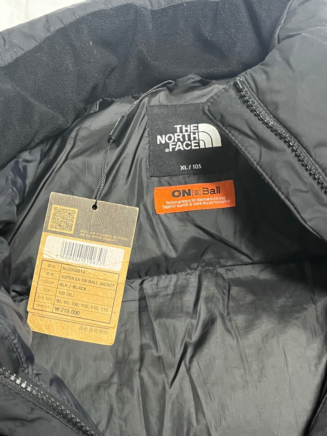 노스페이스 온볼 패딩 상품이미지5