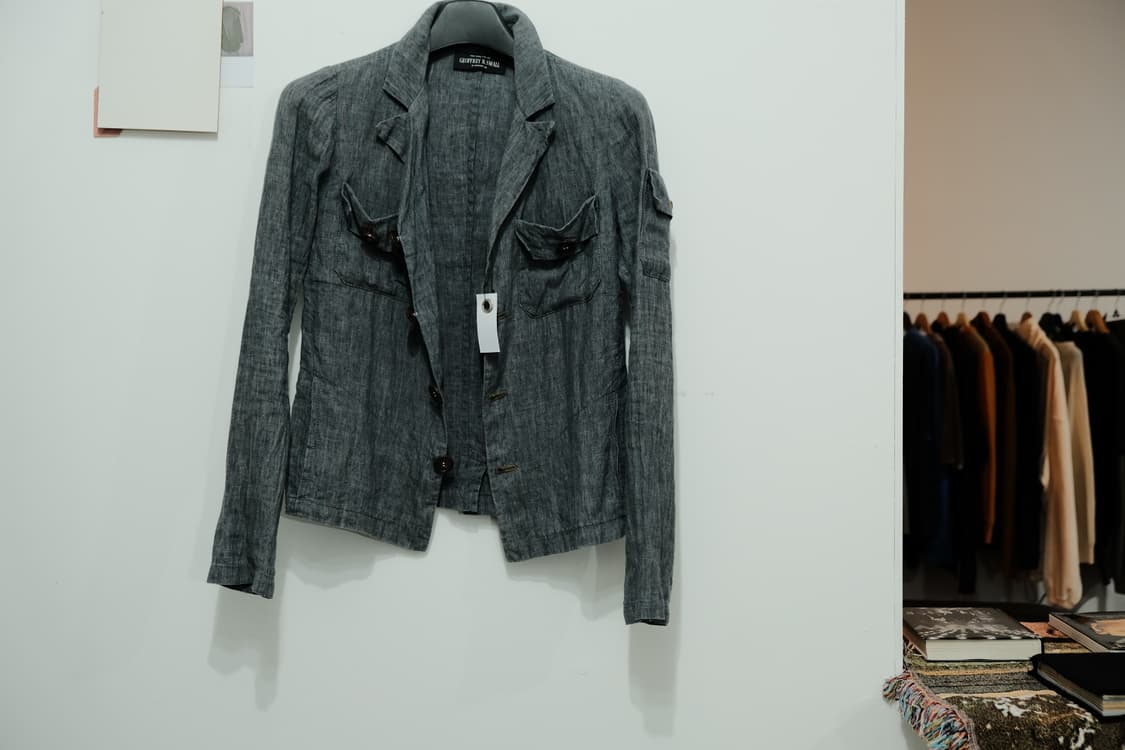 Geoffrey B Small linen shirt jacket 상품이미지3