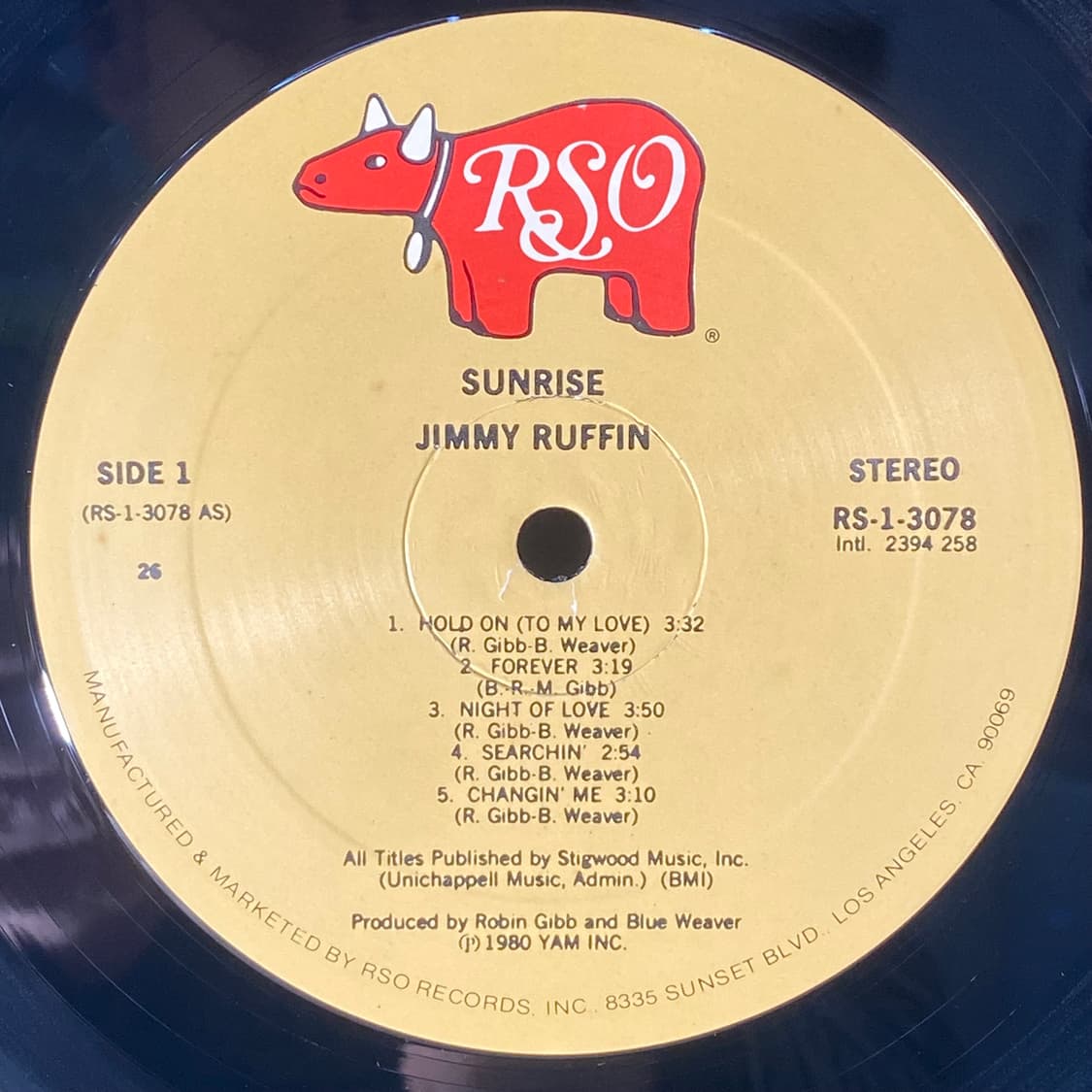 (중고LP-소울) Jimmy Ruffin -Sunrise 상품이미지4