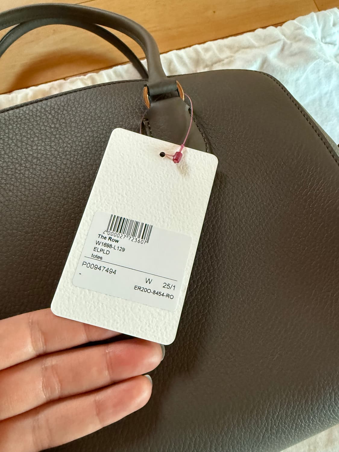 더로우 ew 볼링백 김나영백 새상품 상품이미지7