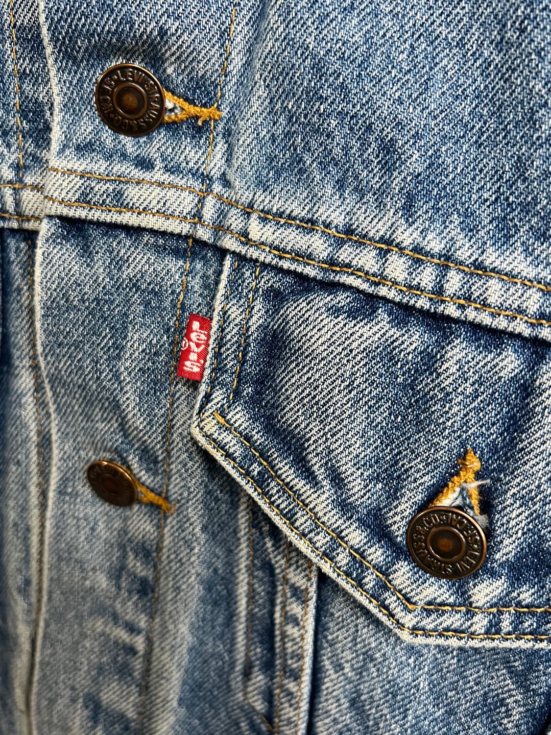 90's Levis Type3 리바이스 3세대 오리지널 트러커 데님 자켓 상품이미지3