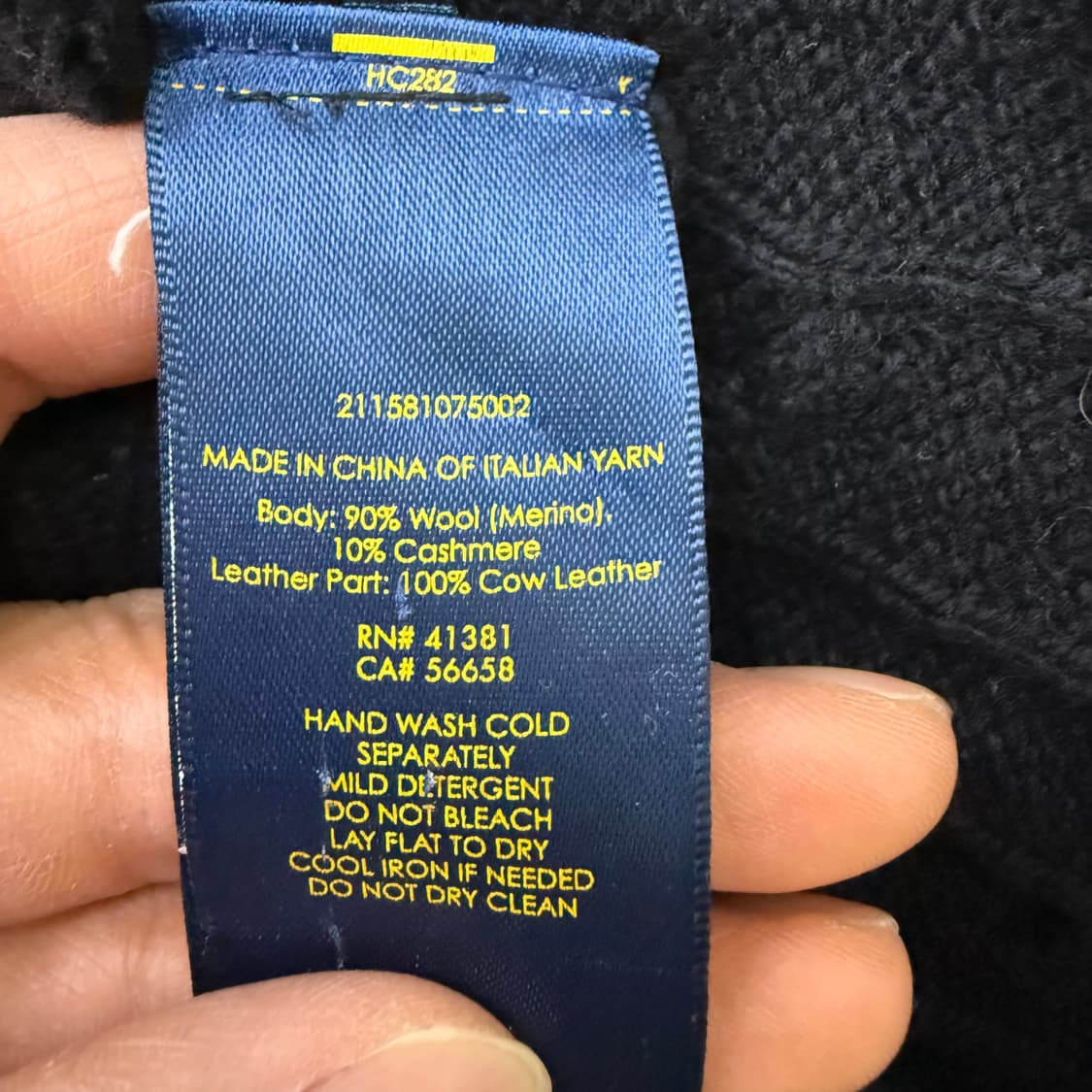 XS 폴로랄프로렌 캐시미어 니트 가디건 0320T 상품이미지4