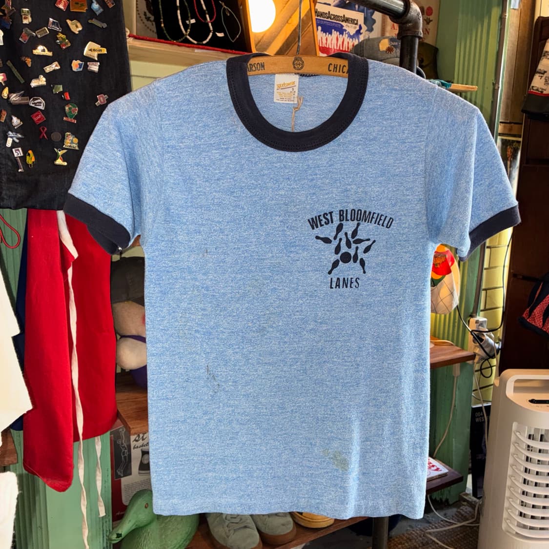 70-80's West Bloomfield Lanes Ringer Tee 상품이미지1