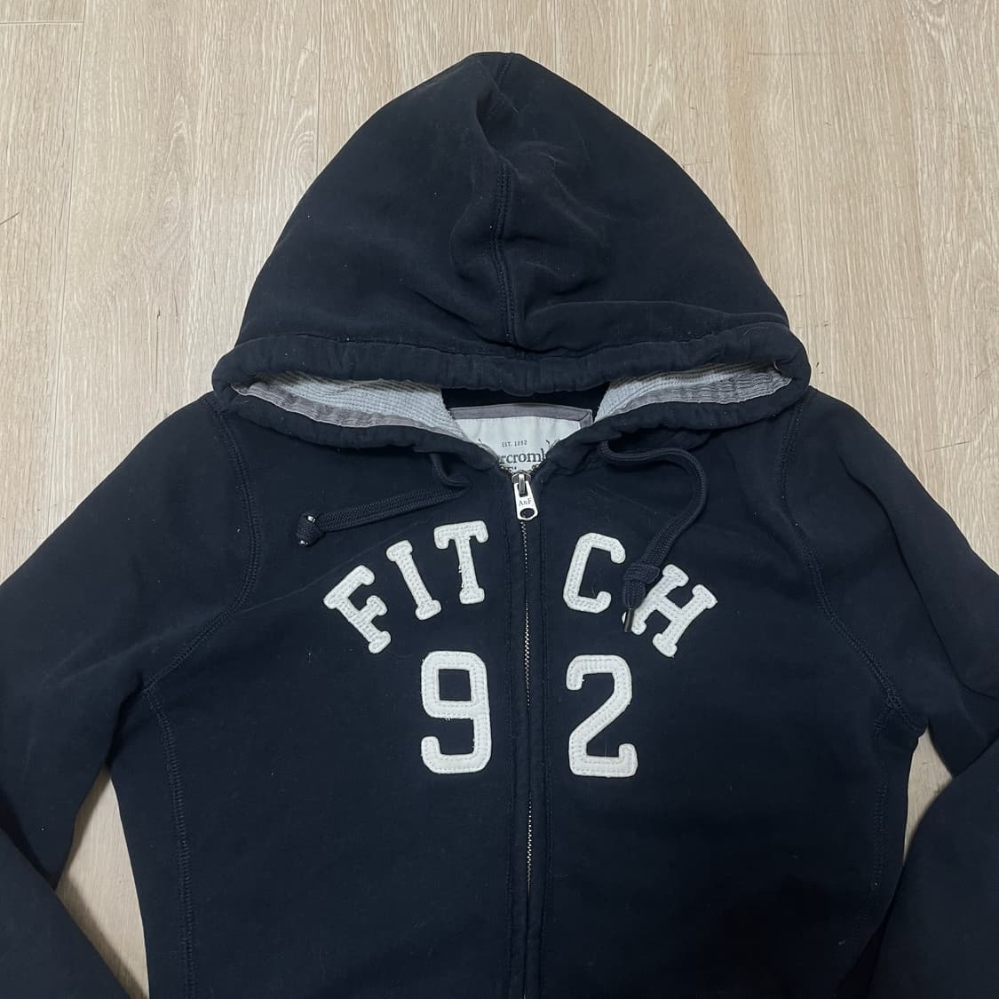 아베크롬비 여성 빅로고 후드집업 M 상품이미지2