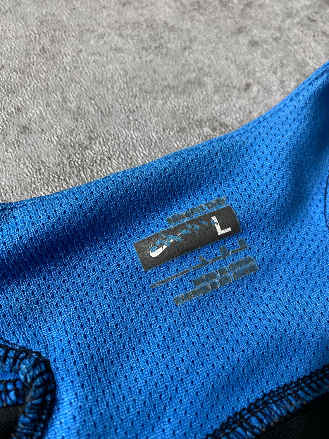[L] 00s Nike T90 나이키 올드스쿨 반팔 집업 져지 상품이미지8