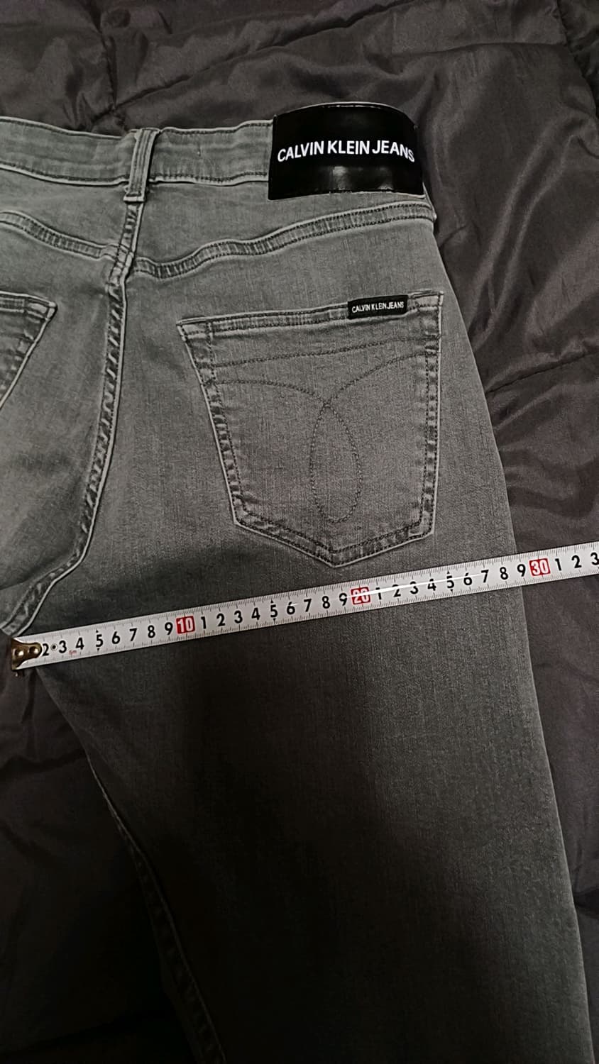 캘빈클라인 잘늘어나는스판 그레이진 30인치 기장97 상품이미지7