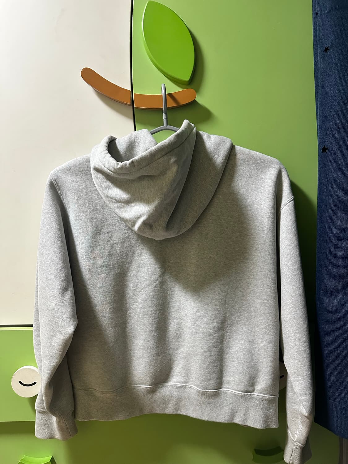 나이키 스투시 풀 집 플리스 후드 그레이 헤더 상품이미지2