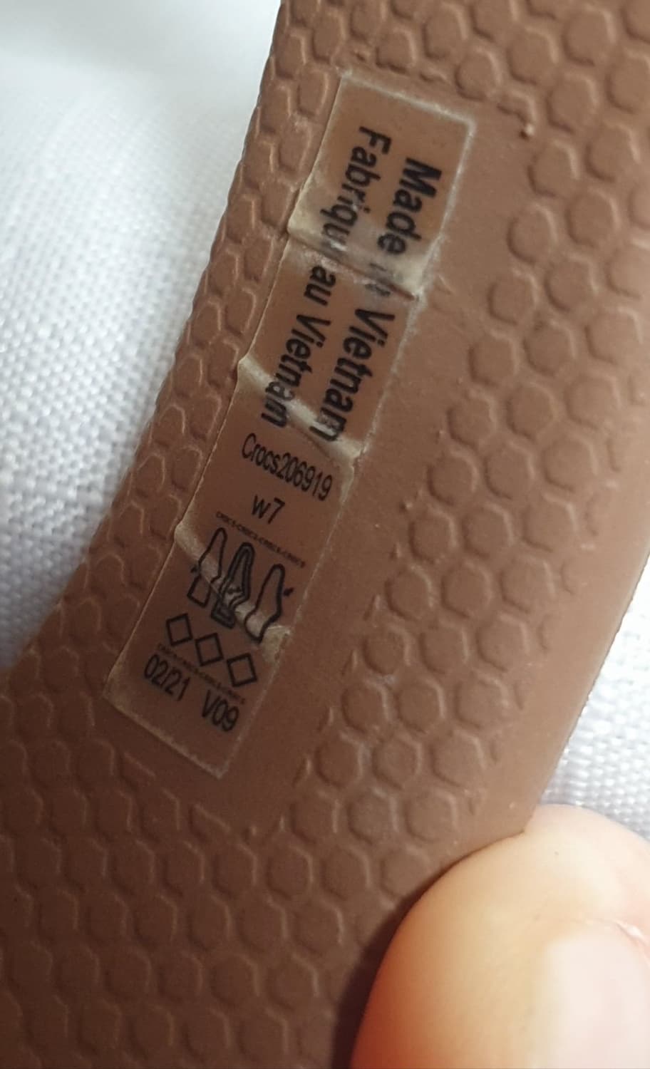크록스 슬론 샤인 웨지 플립 브론즈 240mm 상품이미지10