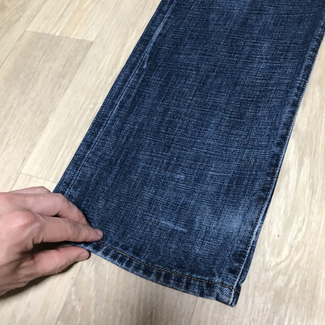 (31) 리바이스 Levis 501 스트레이트핏 타이틀 블루 데님 상품이미지3