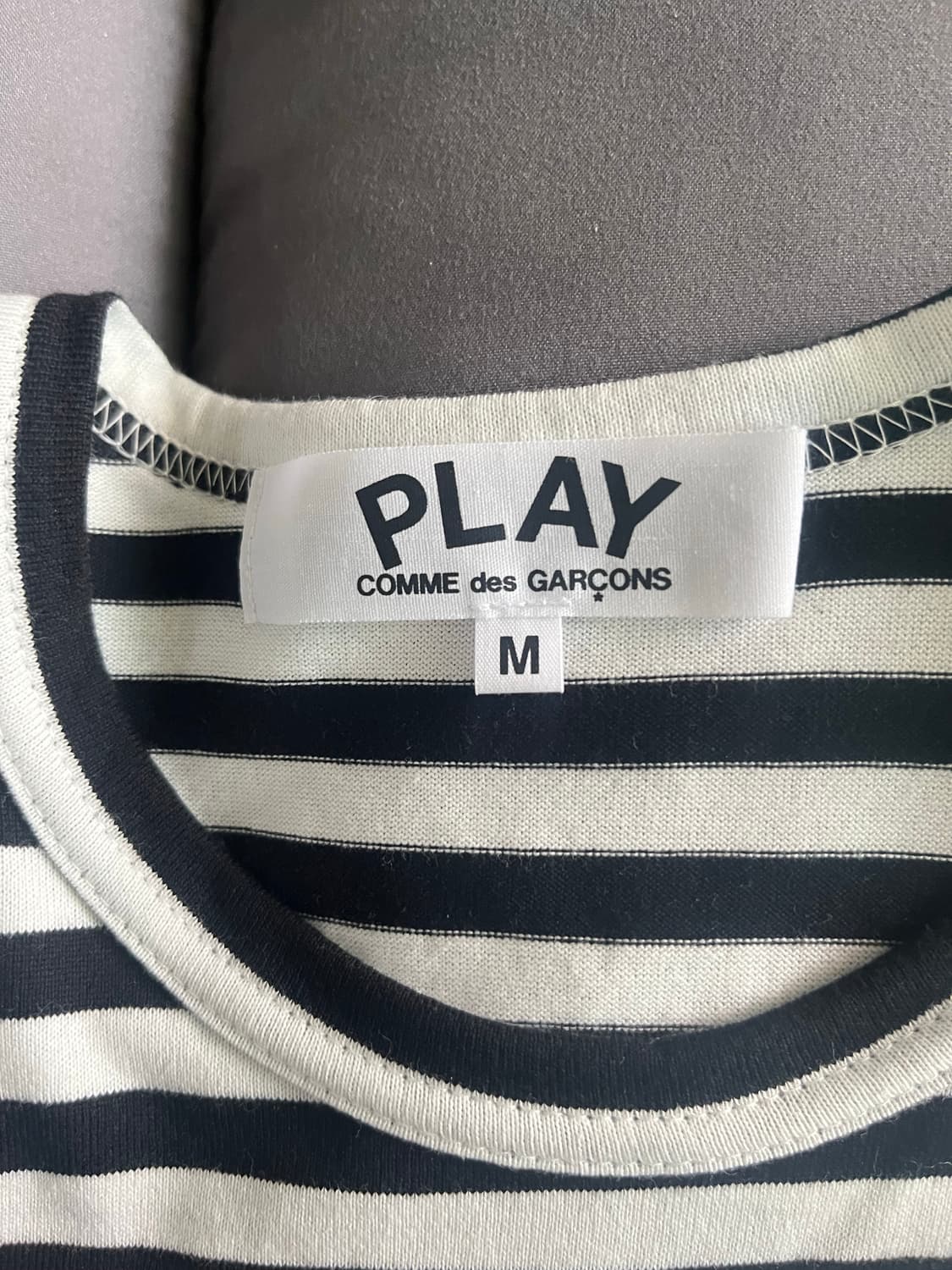 꼼데가르송 스트라이프 롱슬리브 m 상품이미지3
