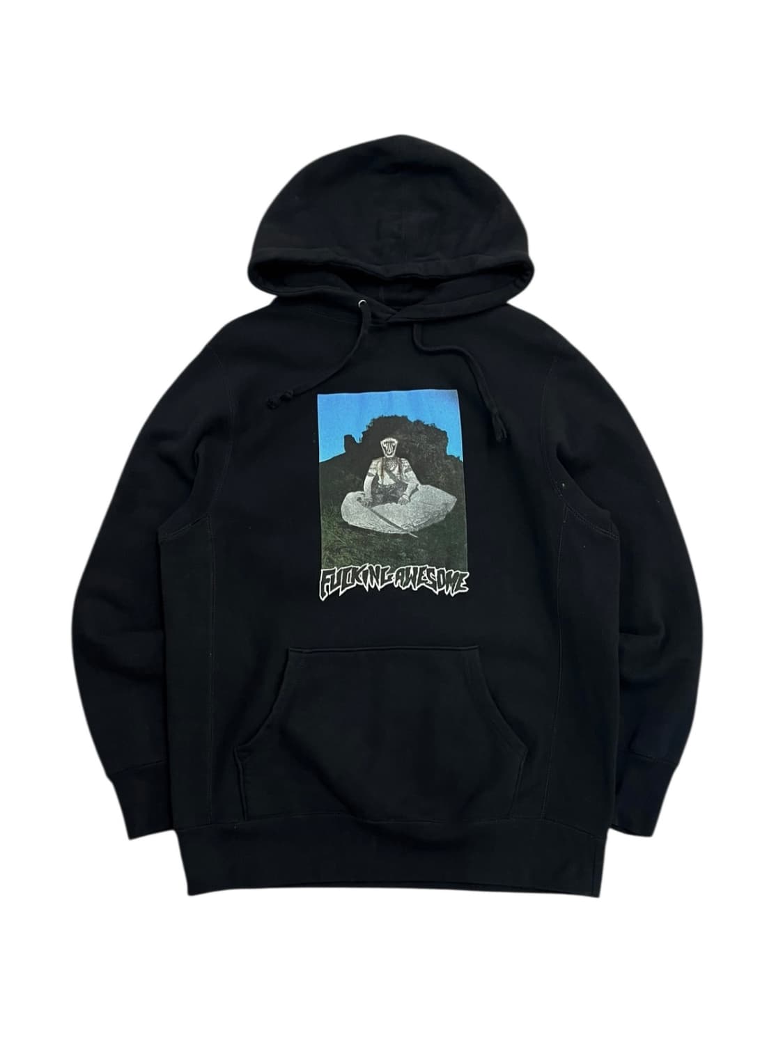 퍼킹어썸 서펀드 온더 마운트 후드티 블랙 M #csz2270   상품이미지3