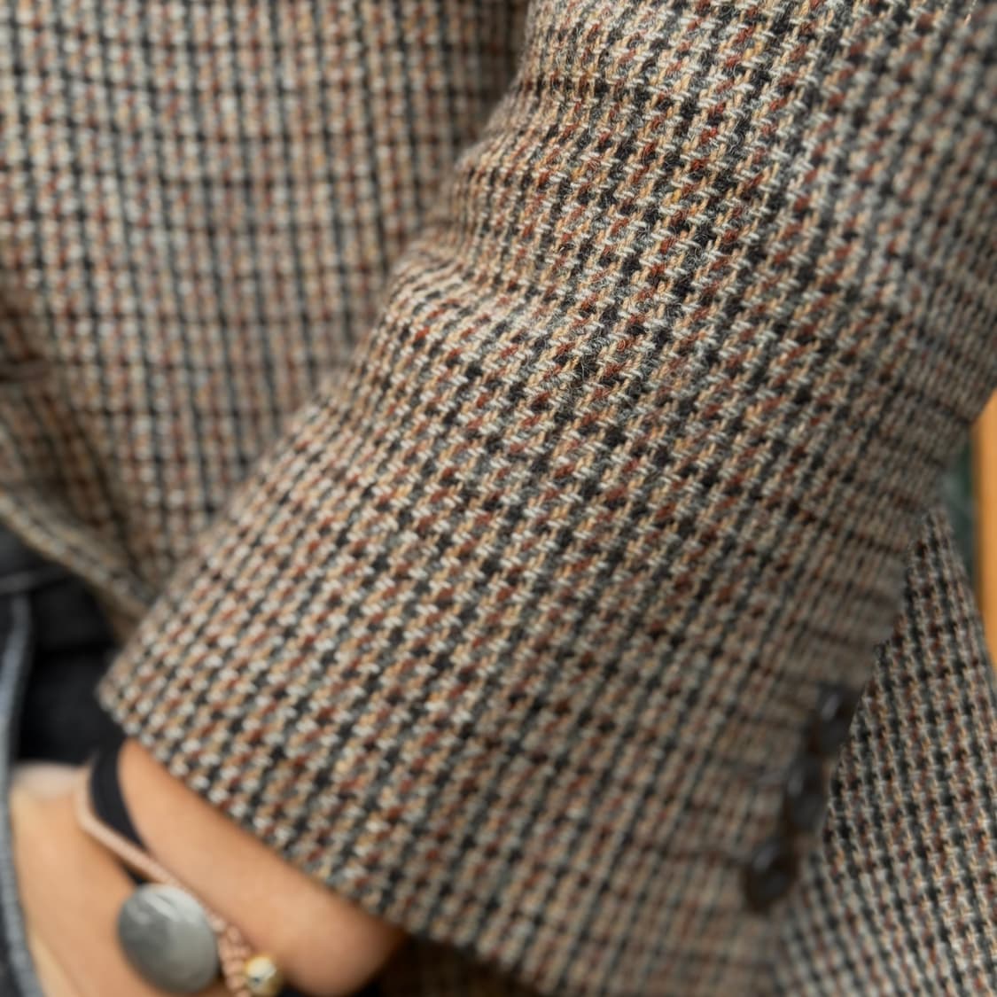 빈티지 트위드 울 자켓 100 상품이미지10