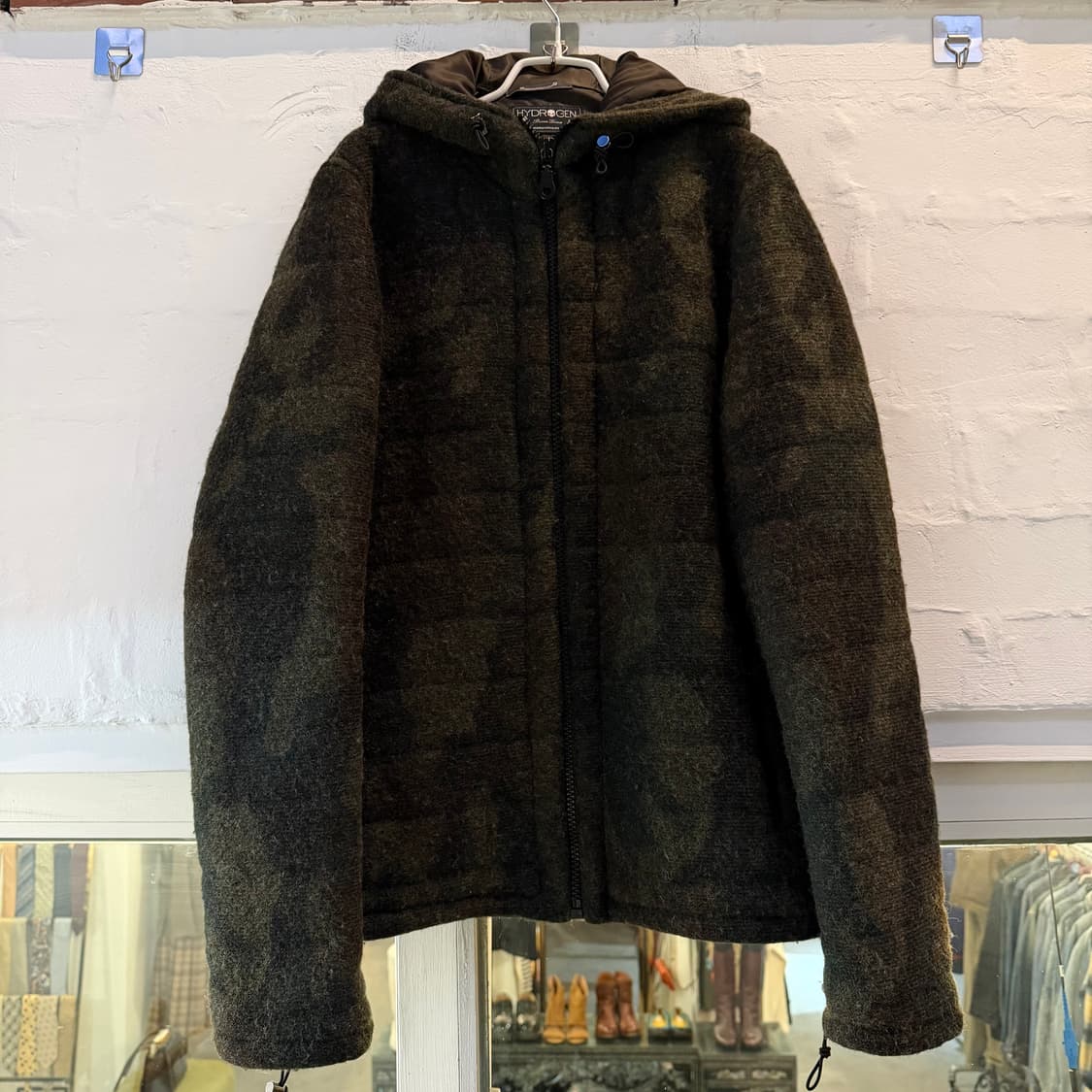 Hydrogen 카모플라쥬 울 블렌드 후드집업 52R 상품이미지1