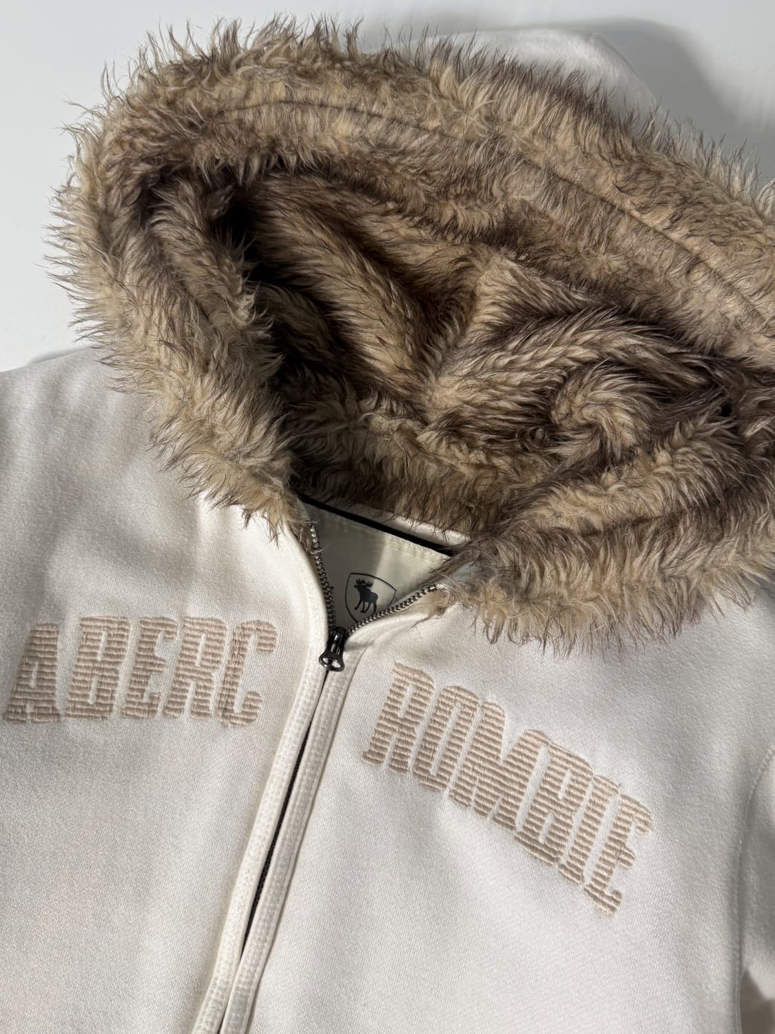 아베크롬비 00‘s 화이트 울프죠 투웨이 후드집업 상품이미지3