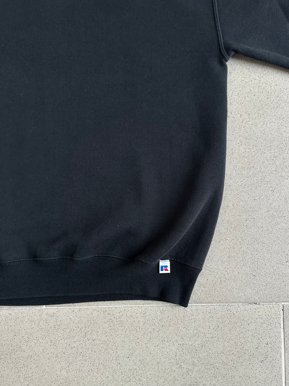 90s 빈티지 러셀 스웻셔츠 블랙 XL 상품이미지3