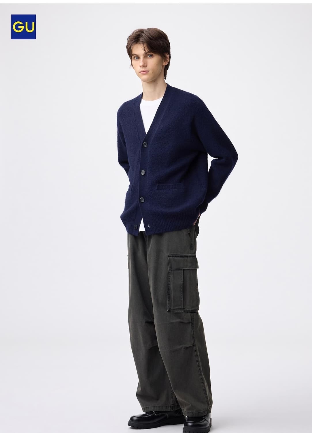 GU데님슈퍼와이드카고팬츠 m사이즈 상품이미지1