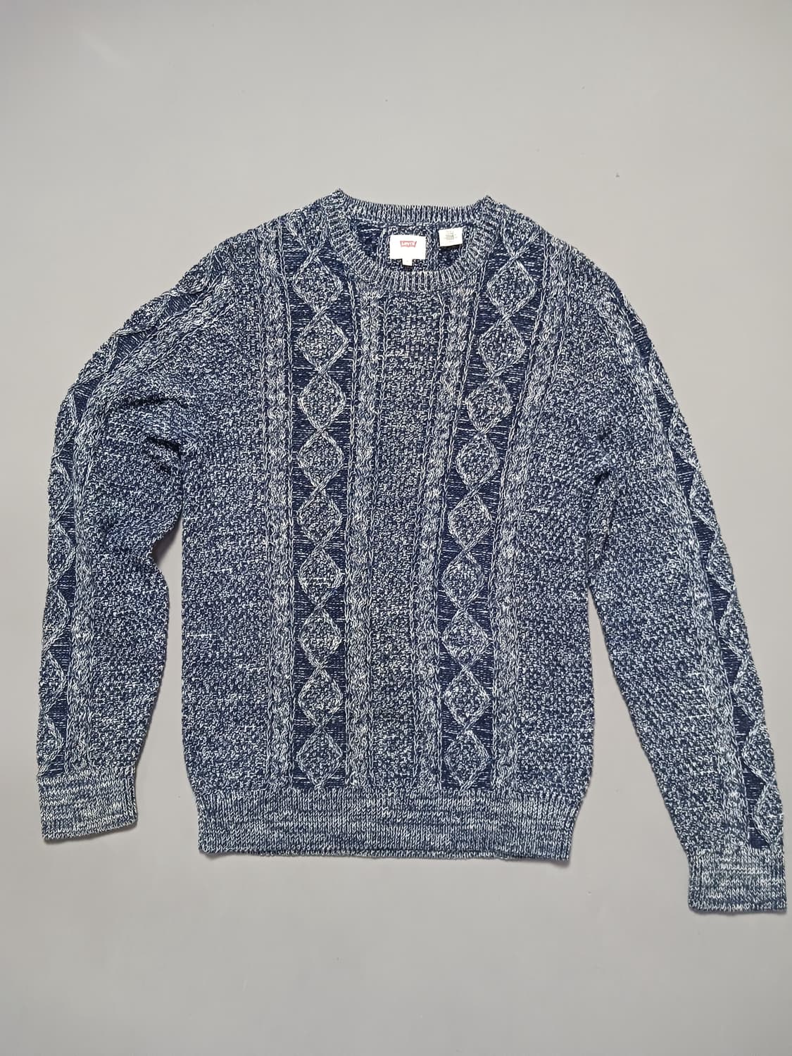 [S] 리바이스 아란 코튼 스웨터 니트 상품이미지1