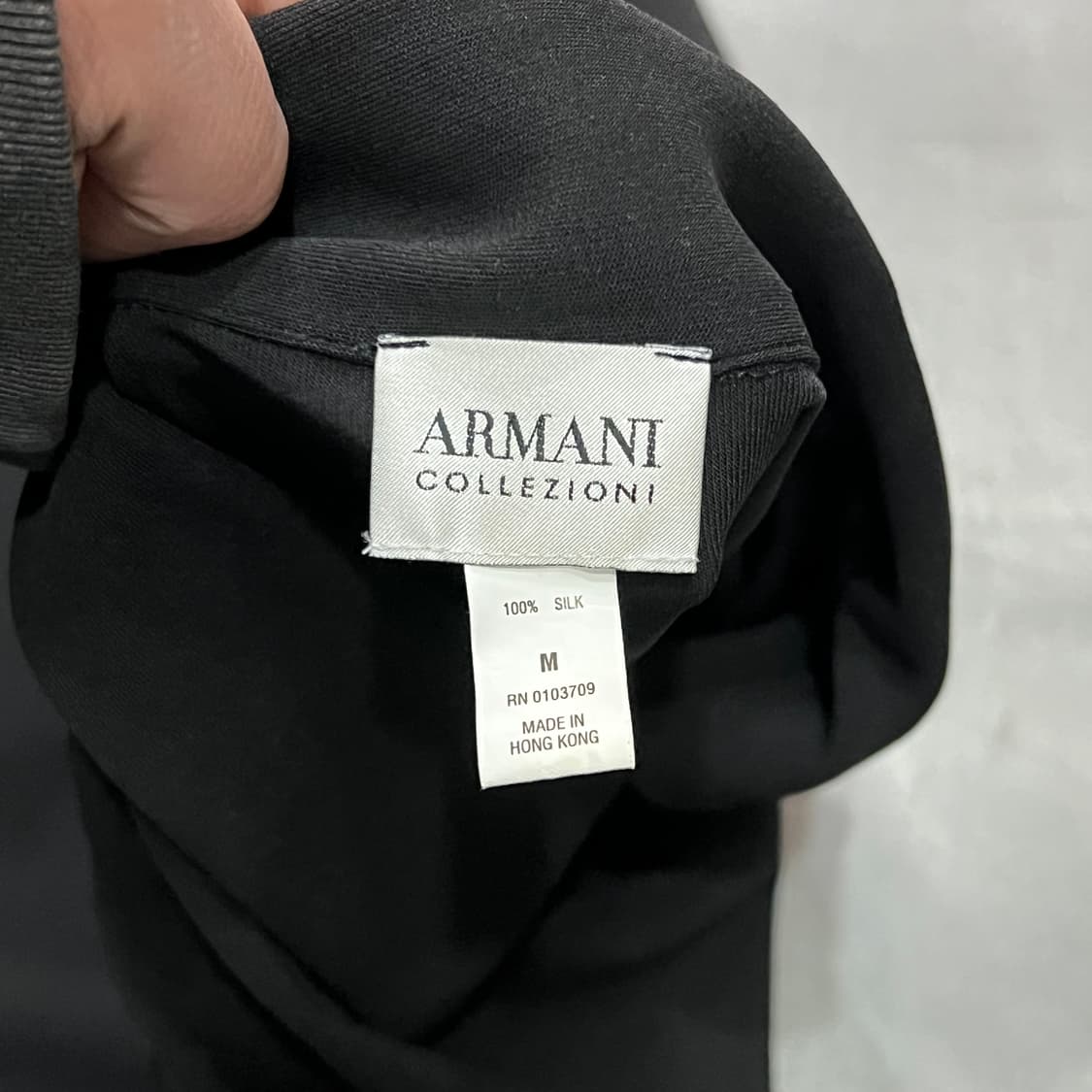  아르마니 꼴레지오니 실크 카라티셔츠 y15603 상품이미지6