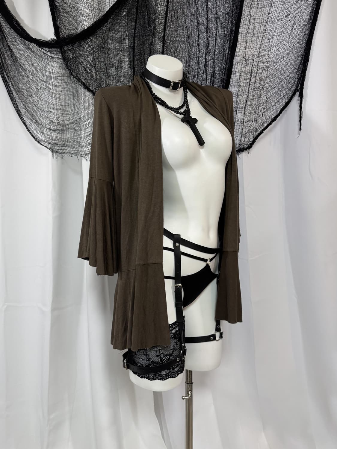 brown cardigan 상품이미지3