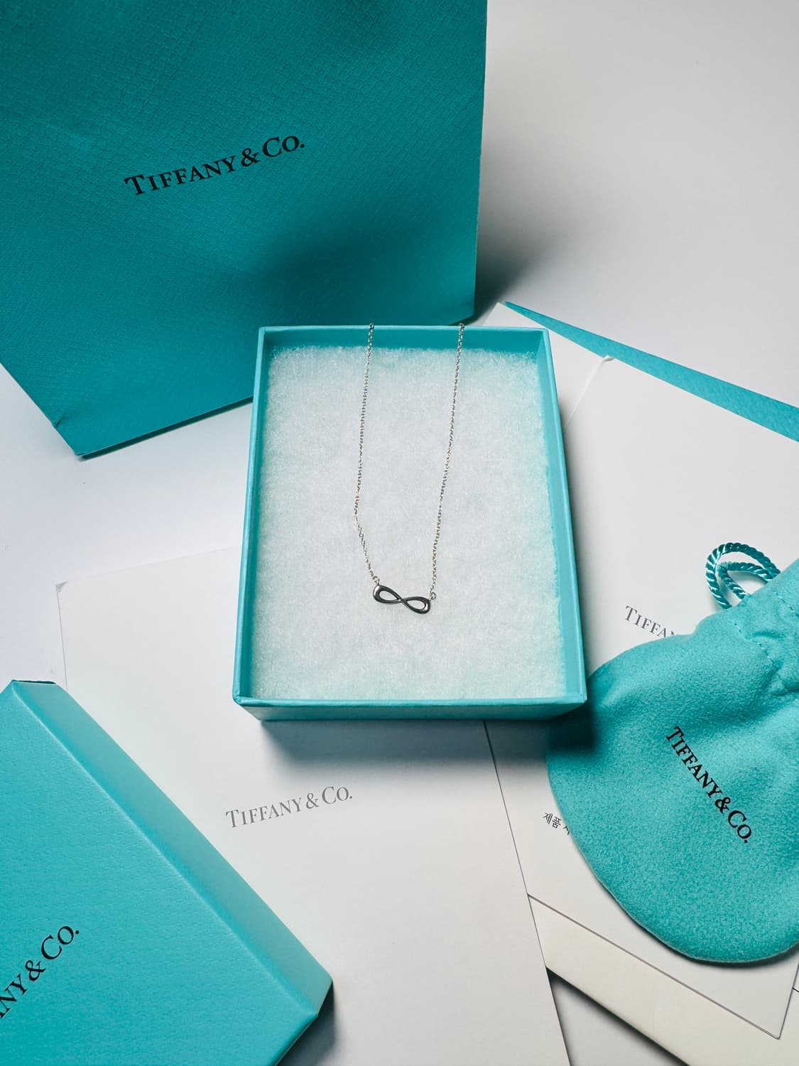 티파니앤코 인피니티 실버 목걸이 풀세트 [새상품급]  상품이미지6