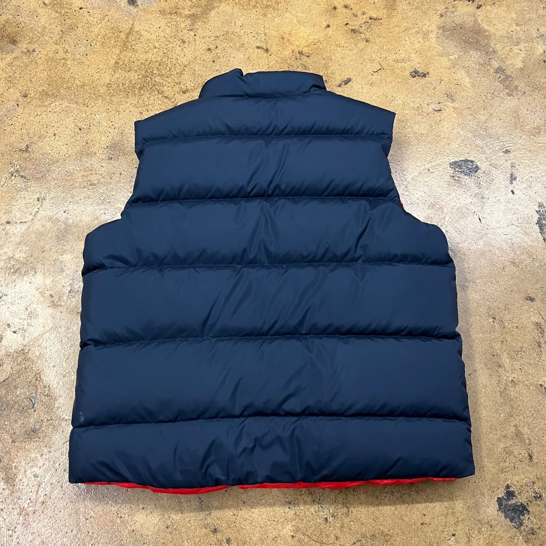 폴로 랄프로렌 양면 네이비 레드 리버시블 패딩 조끼  상품이미지3