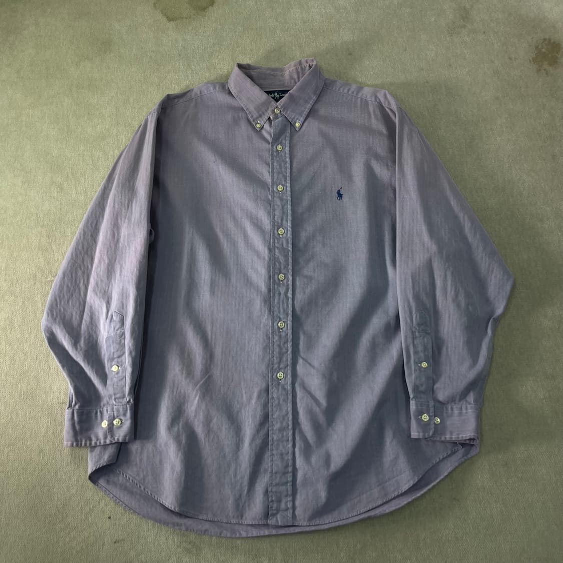 110 폴로랄프로렌 퍼플 코튼 셔츠 상품이미지1