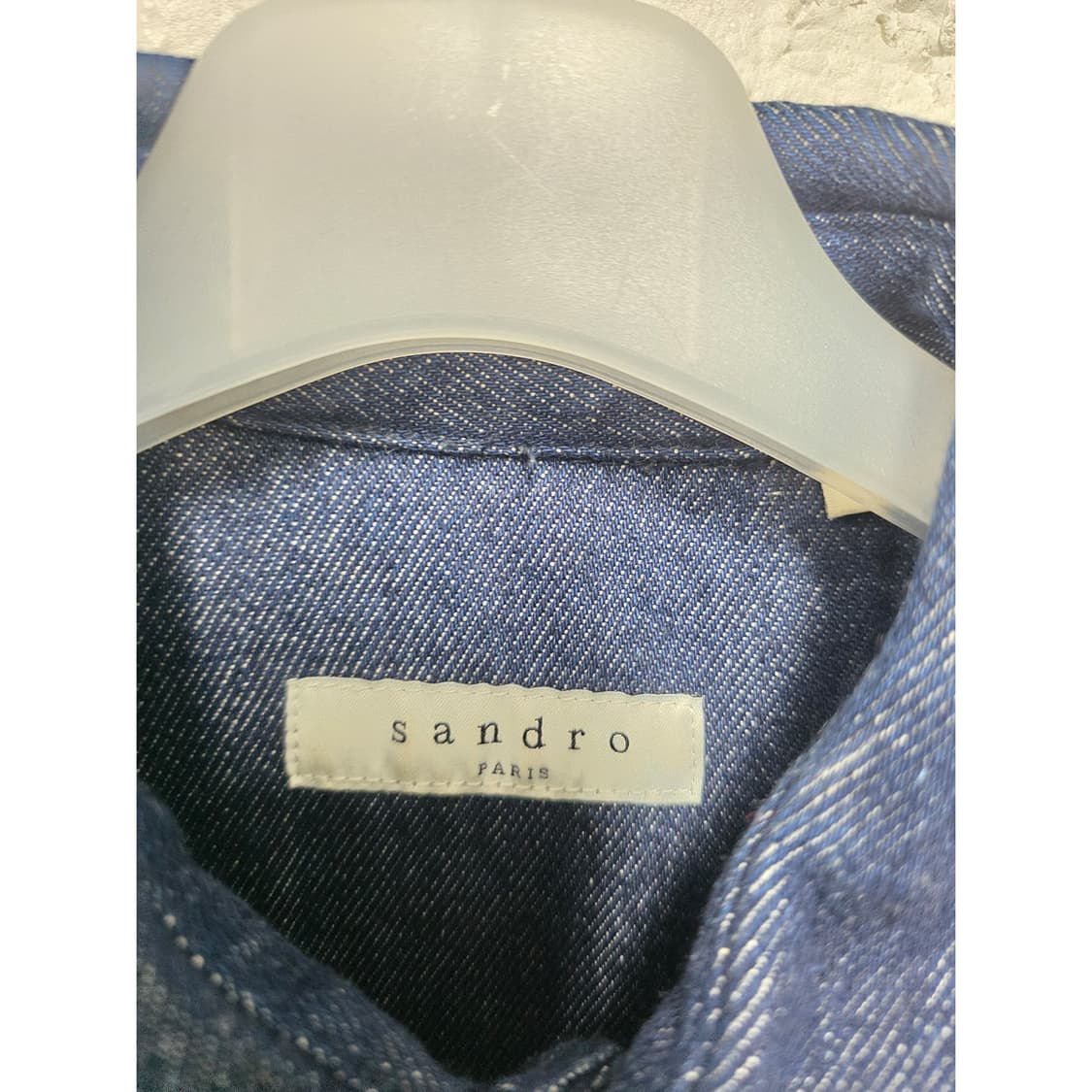 산드로 Sandro 여성 데님 셔츠 블라우스 M 상품이미지2