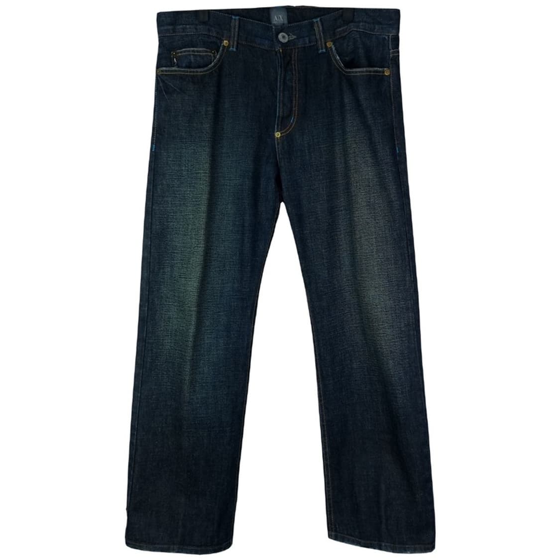 아르마니 빈티지 워시드 루즈 스트레이트 데님 팬츠 청바지 P01147  상품이미지2