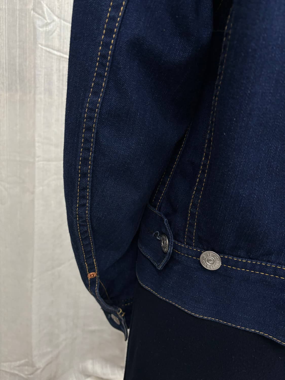 리바이스 빈티지 타입1 아이코닉 스티치 데님 청자켓 상품이미지5