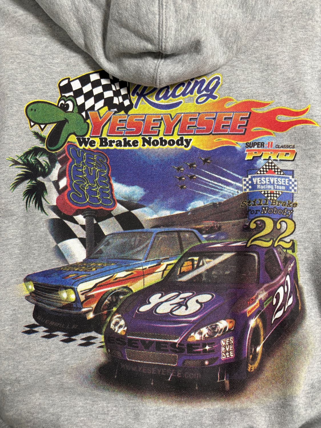 예스아이씨 후드티 그레이 S 상품이미지1