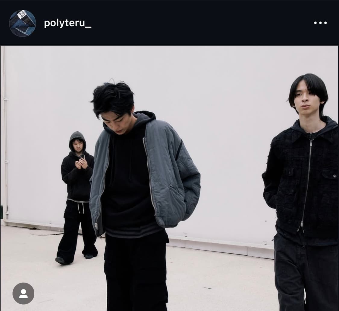폴리테루 풀 보로 스윙 탑 블랙 4 상품이미지2