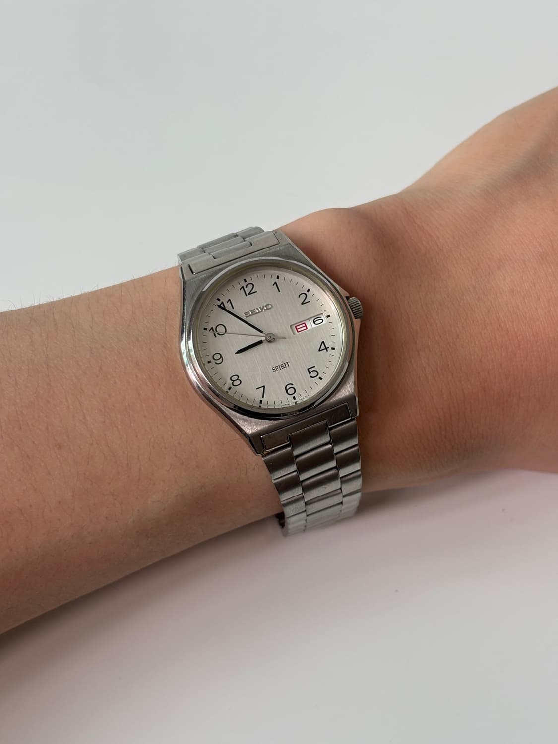 1990s Spirit Arabic Index Silver Quartz 상품이미지9