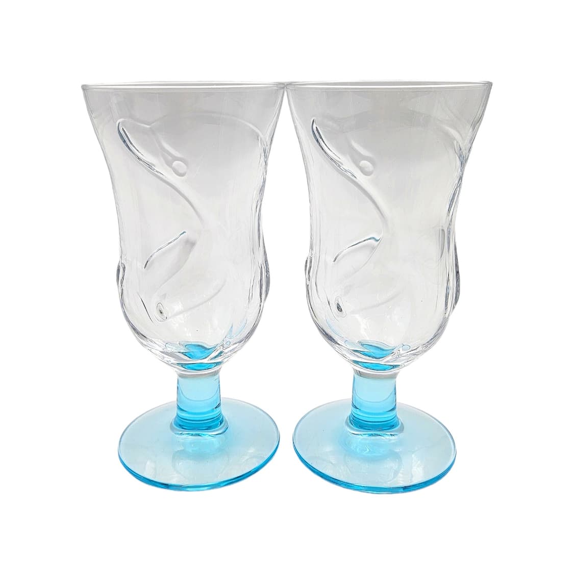 일본 이시즈카 레트로 돌고래 아쿠아 잔 1p 상품이미지7