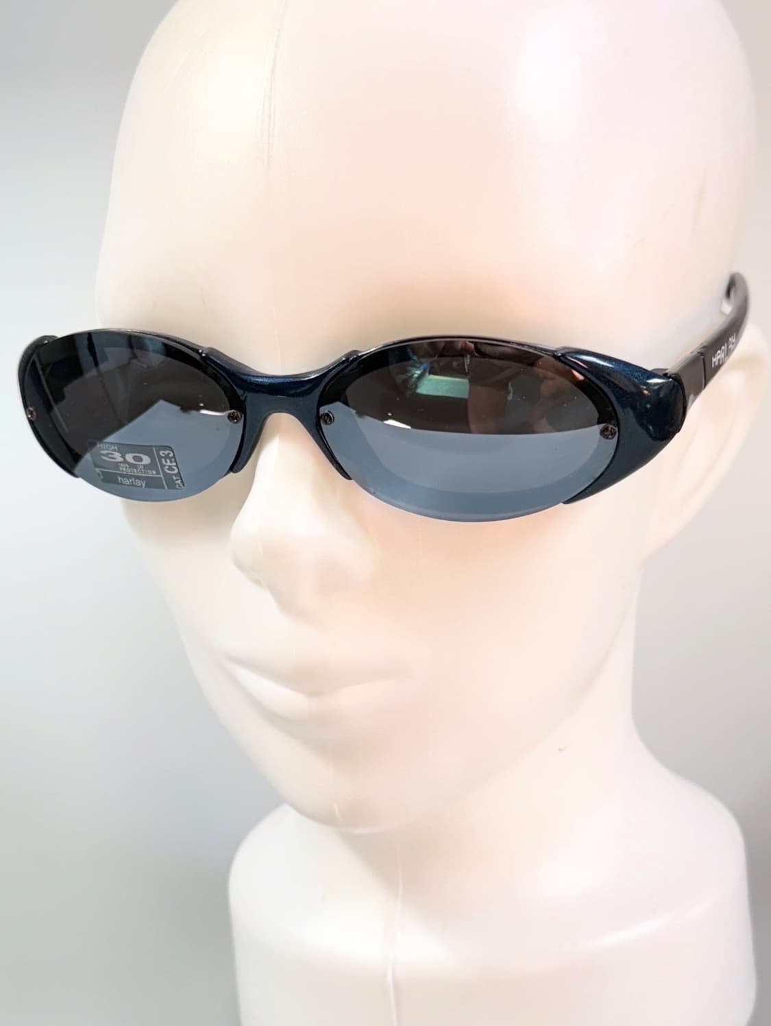 90s SUN HARLAY 무테 와이드 라운드 빈티지 선글라스 상품이미지8