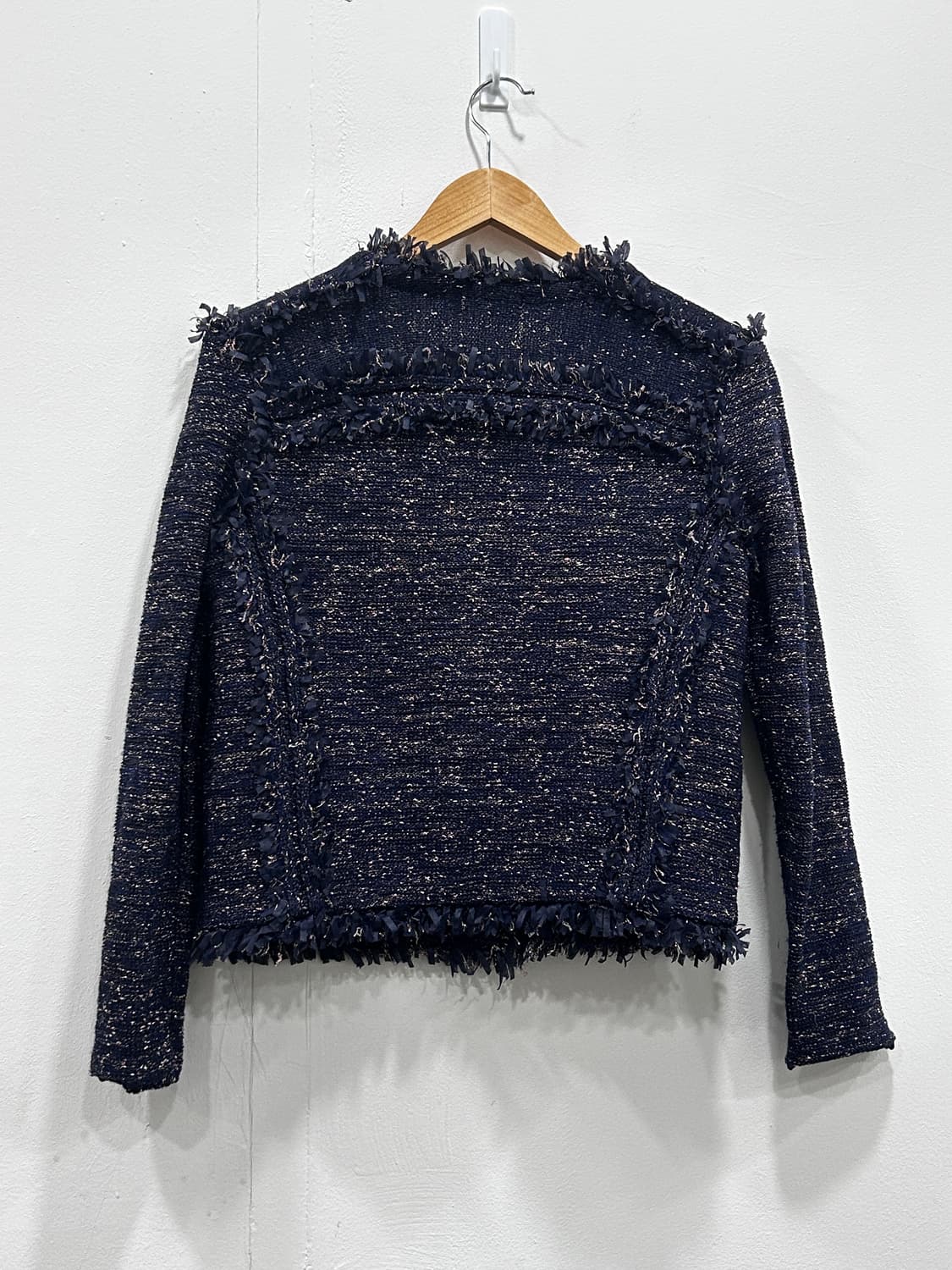 한섬 마인 트위드 니트 자켓 90사이즈 상품이미지7