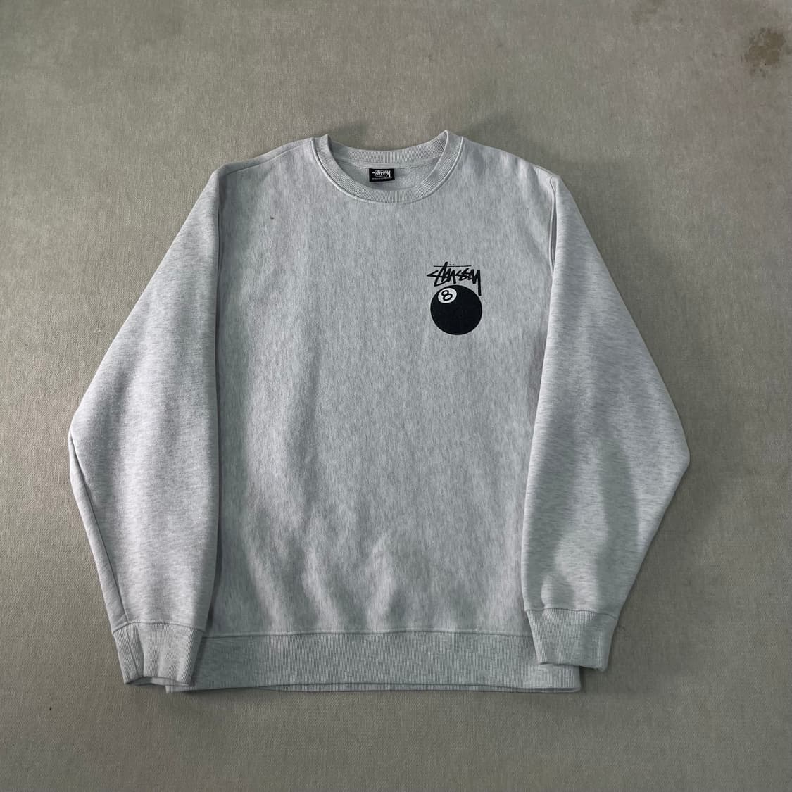 105 스투시 8볼 애쉬페더 맨투맨 상품이미지2