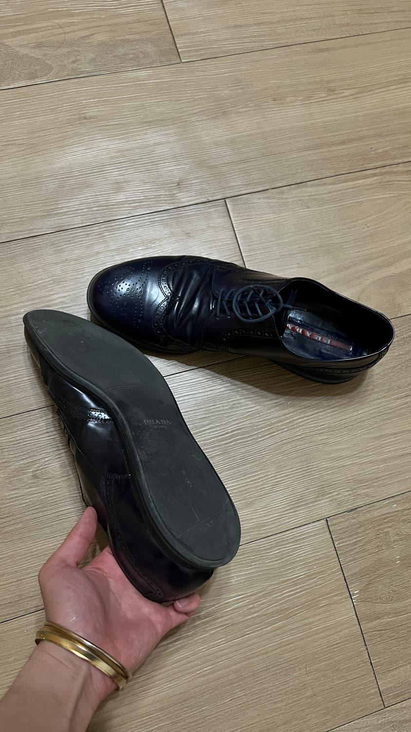 prada sports wing tip derby-uk10 상품이미지2