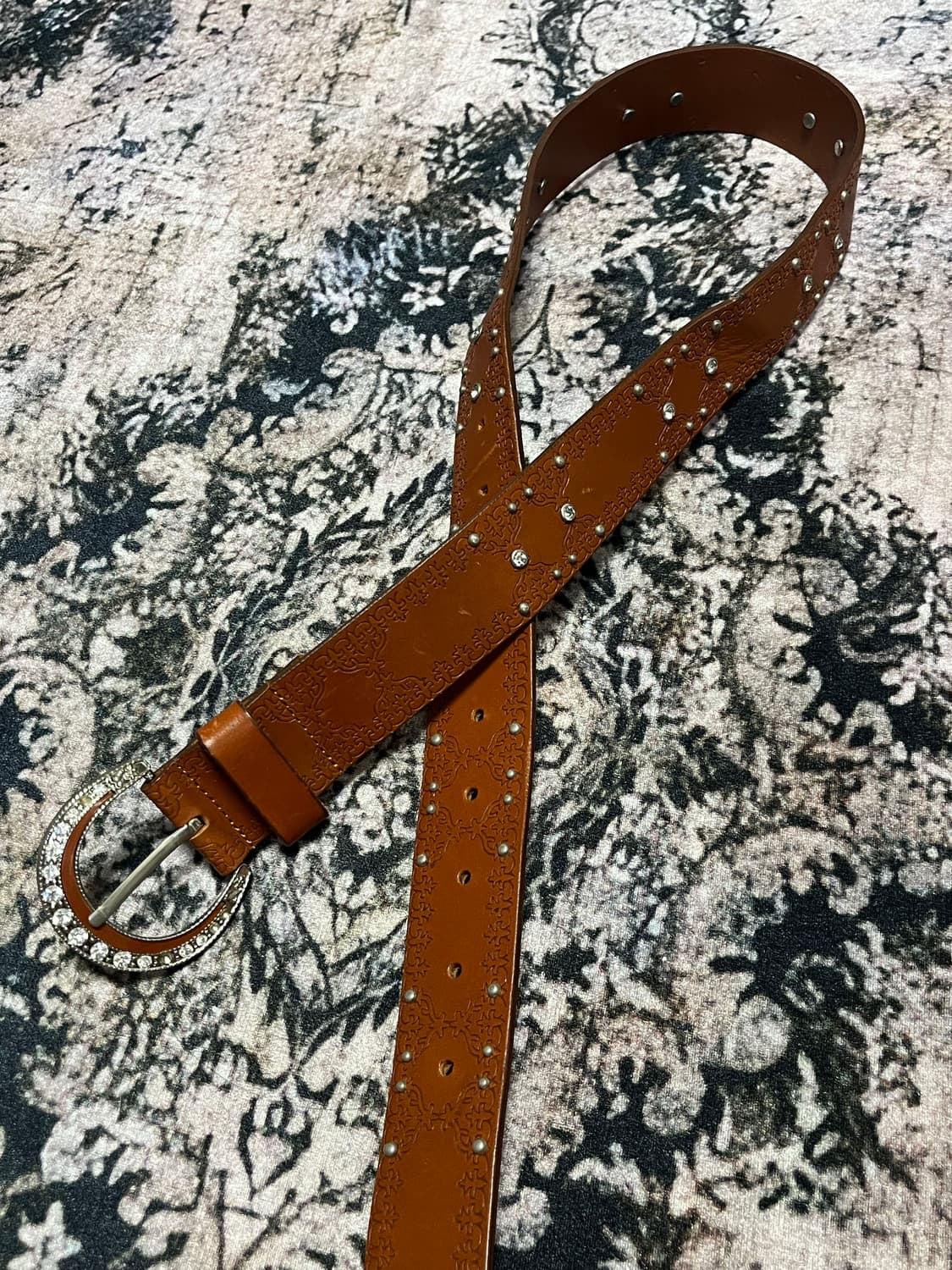 오리엔탈 큐빅 버클 벨트 상품이미지2