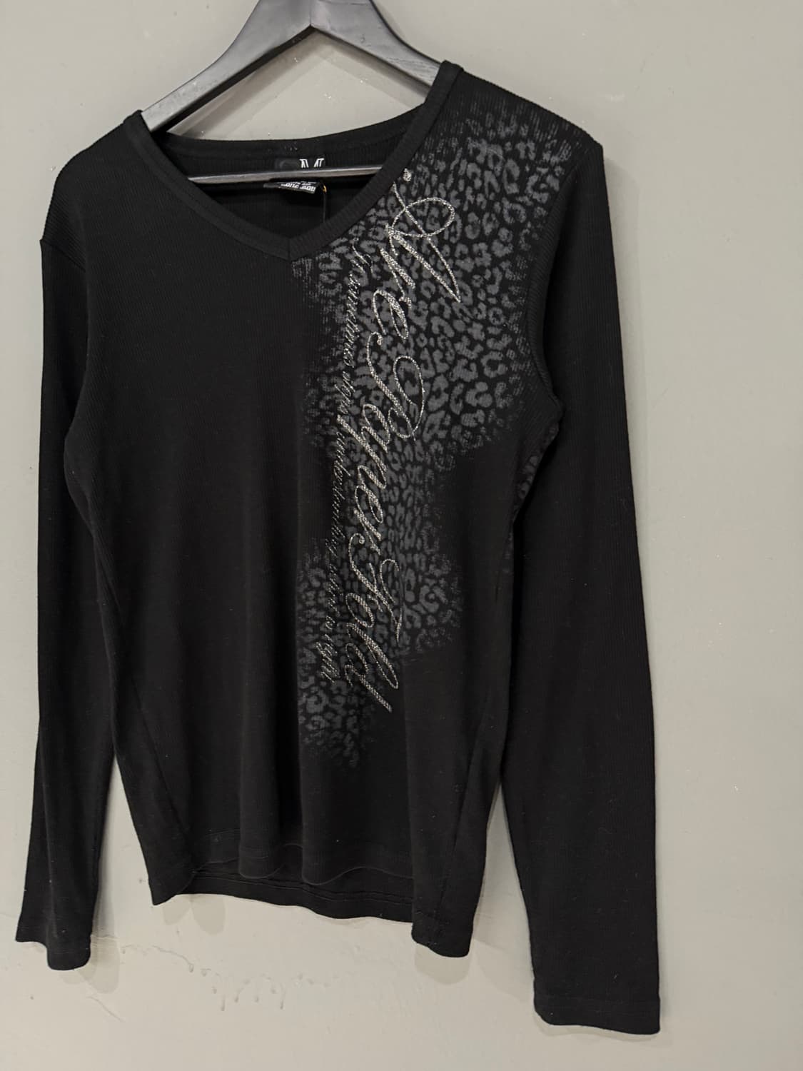 leopard pattern lettering long sleeve 상품이미지5